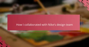 How I collaborated with Nike’s design team