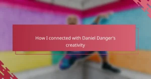 How I connected with Daniel Danger’s creativity
