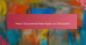 How I Discovered New Styles on DeviantArt