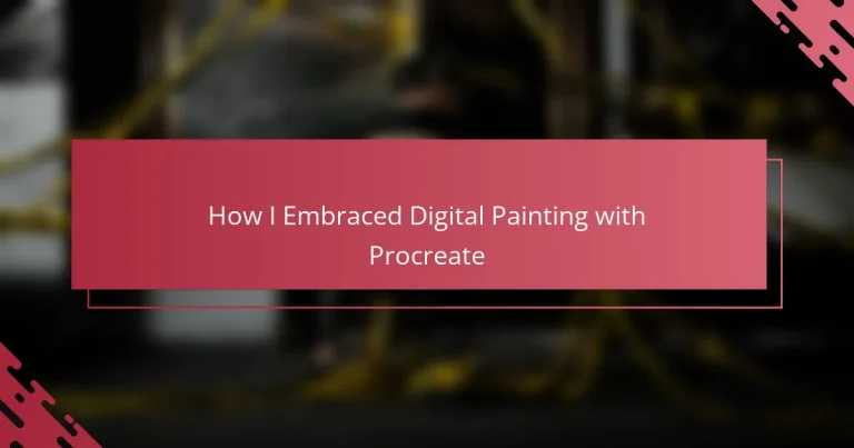 How I Embraced Digital Painting with Procreate