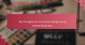 My Thoughts on Character Design using Adobe Illustrator