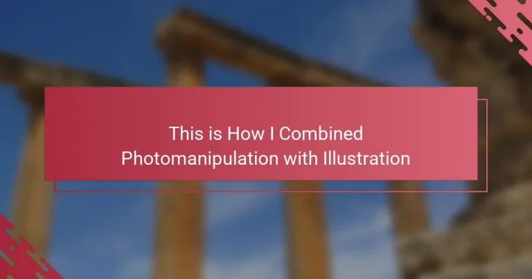 This is How I Combined Photomanipulation with Illustration