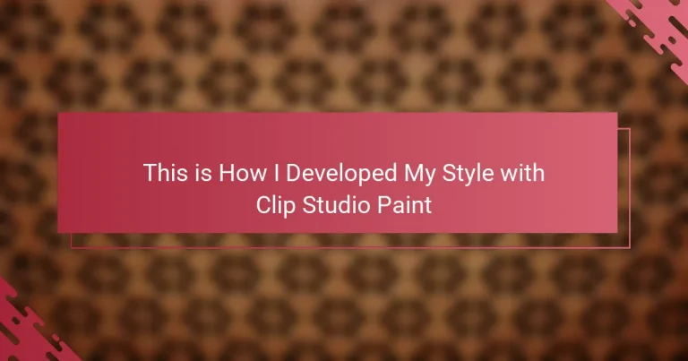 This is How I Developed My Style with Clip Studio Paint