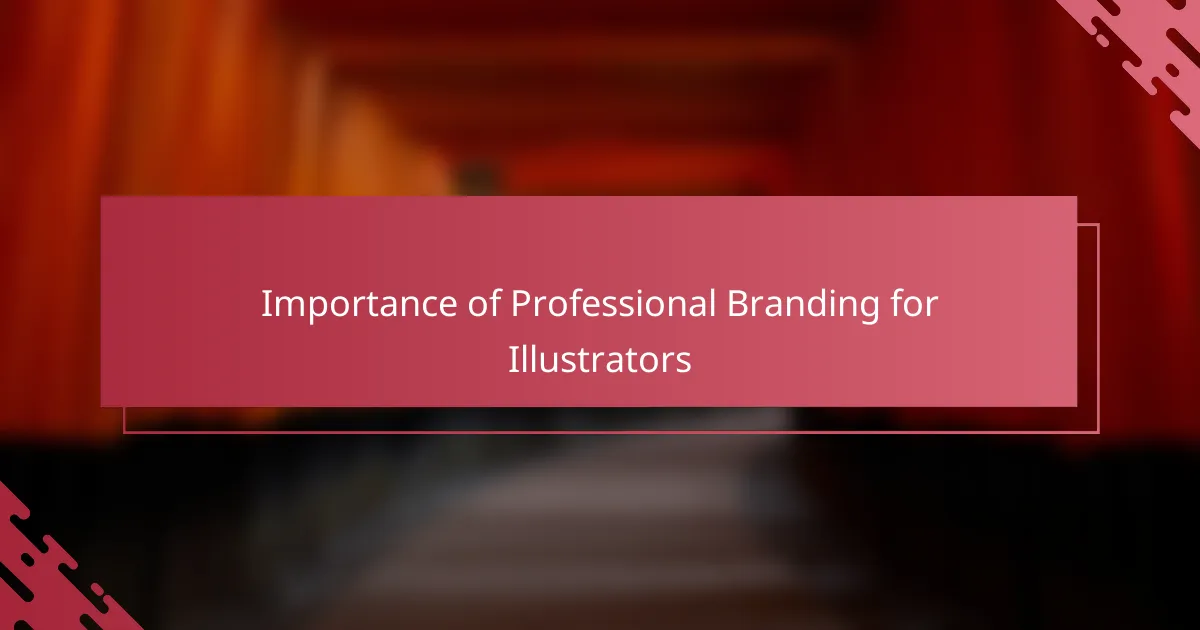 Importance of Professional Branding for Illustrators